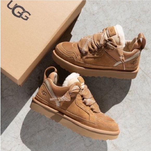 NIB UGG Lowmel Chestnut suede women’s size 7 - Picture 2 of 4